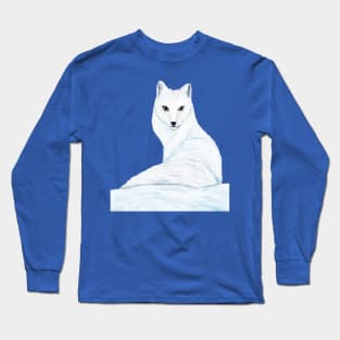 Holiday Arctic Fox Long Sleeve T-Shirt